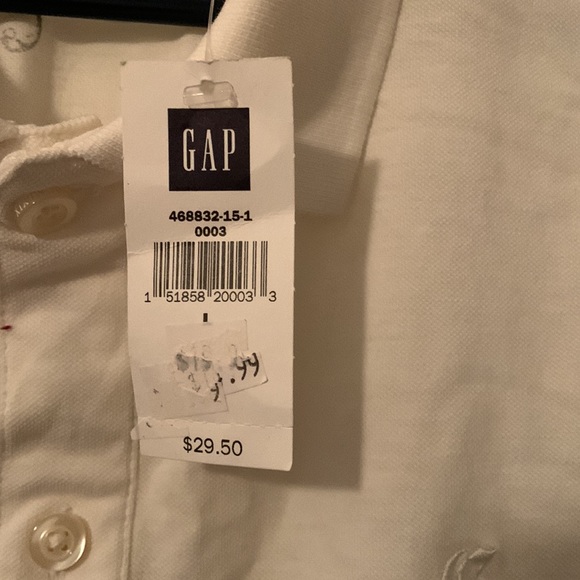 Mens GAP Athletic Fit Short Sleeved Shirt - Picture 4 of 5